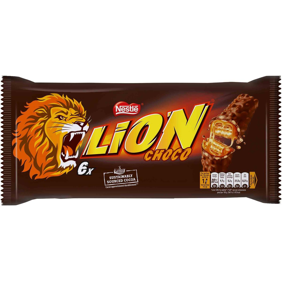 Barres chocolatées façon Lion : Recette de Barres chocolatées façon Lion