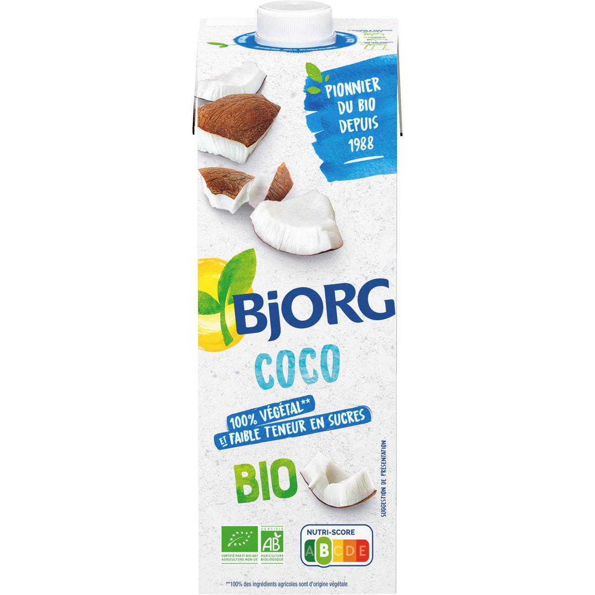 Bjorg Eau de Coco Biologique 10 Briques de 500 ml : : Epicerie