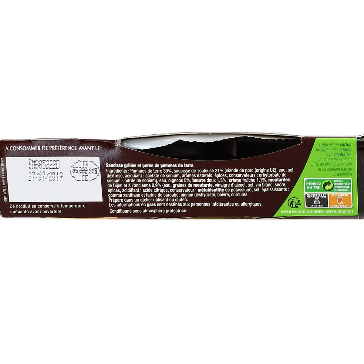 3188720001679 - La Cuisine d'Océane - Saucisse grillée et purée de pomme de terre
