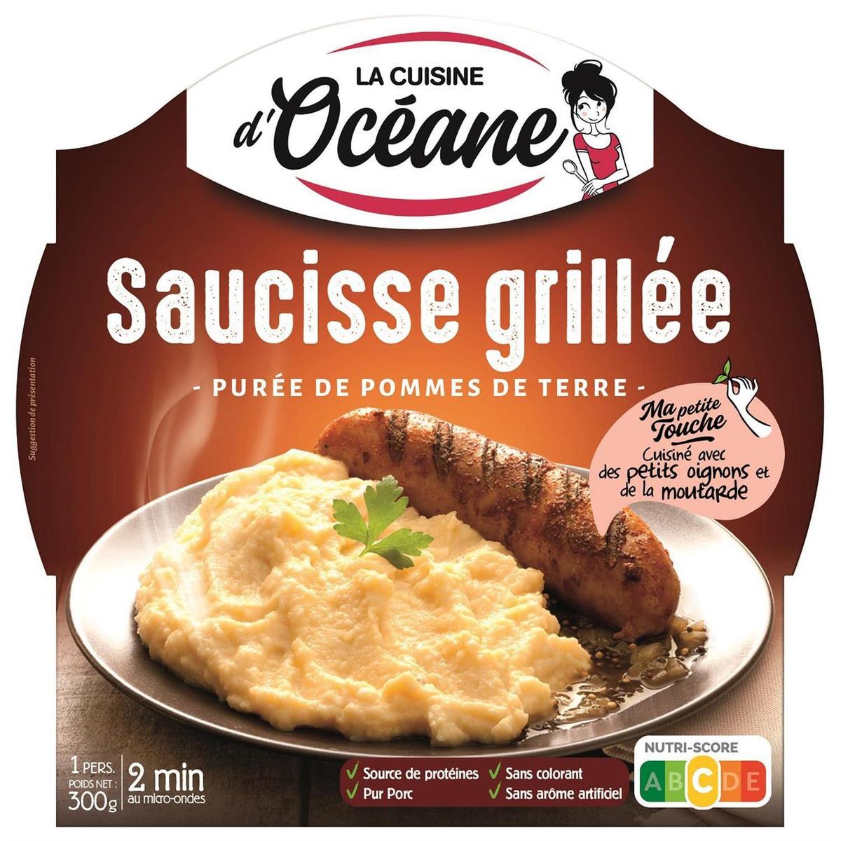3188720001679 - La Cuisine d'Océane - Saucisse grillée et purée de pomme de terre