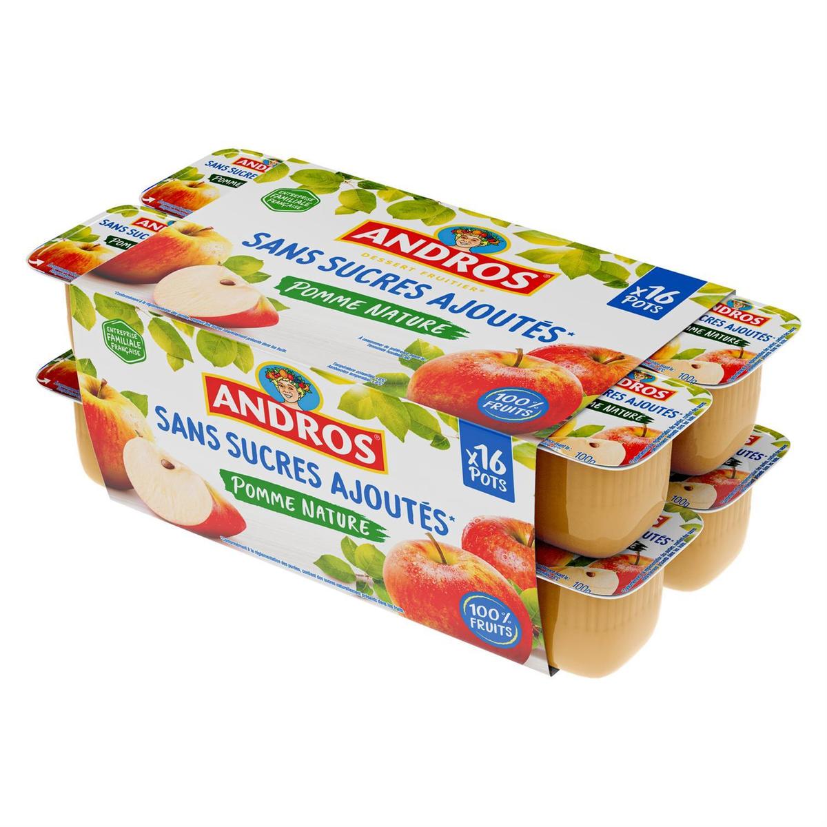 3608580782179 - Andros - Compote de pomme sans sucre ajouté