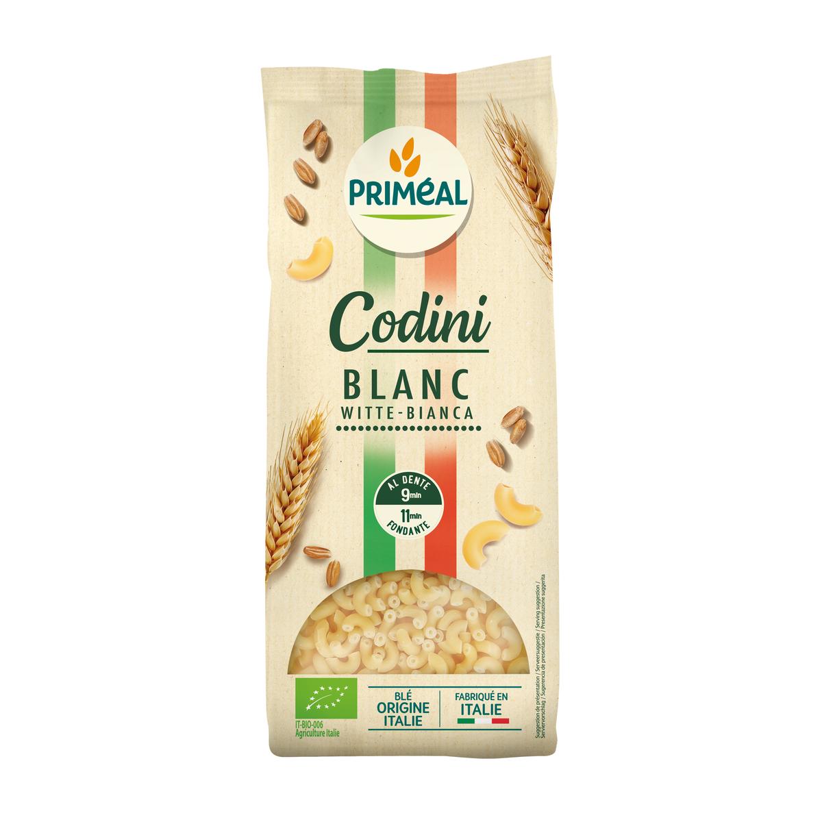 3380380092879 - Priméal - Coquillette blanche bio format familial