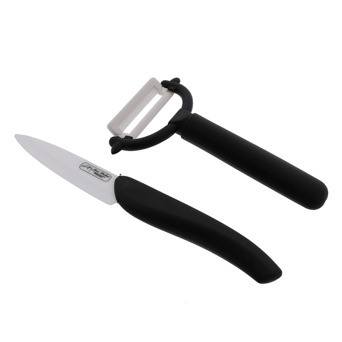 3219334603079 - Jean Dubost - Lot office 8 cm avec étui de protection lame + éplucheur