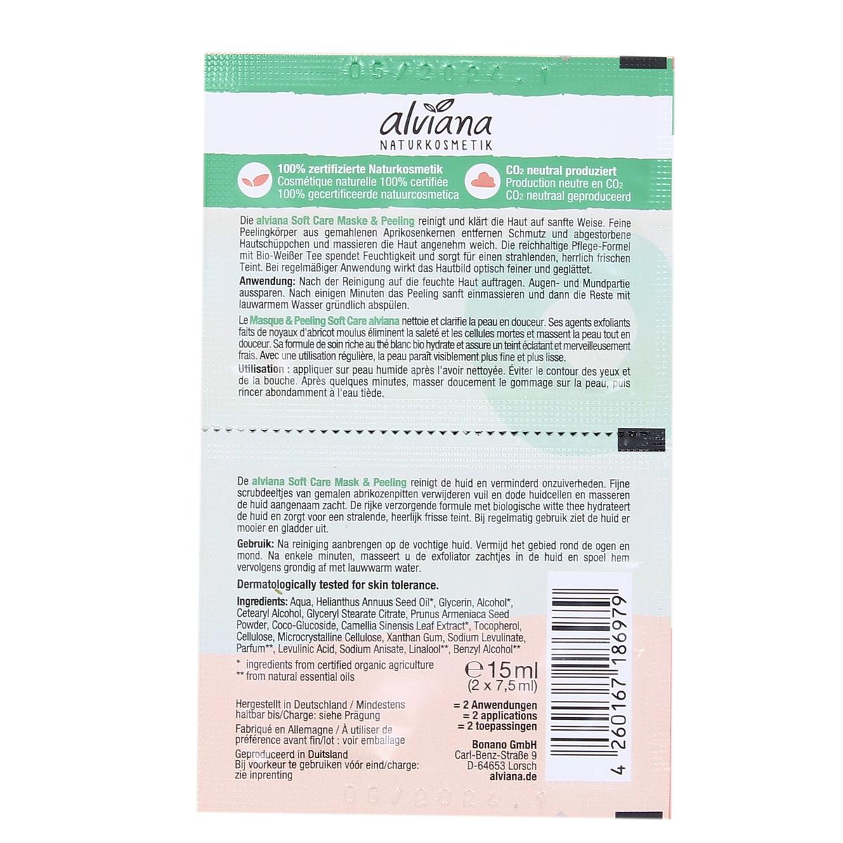 4260167186979 - Alviana - Masque & Peeling Soft Care
