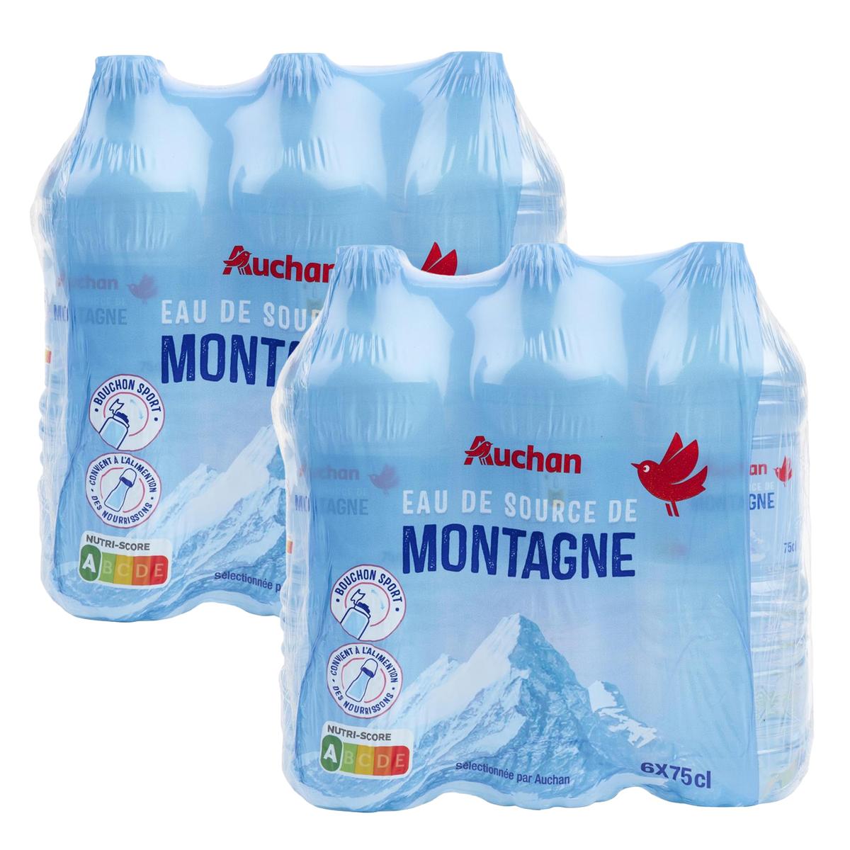 2050000407079 - Auchan - Eau de source montagne