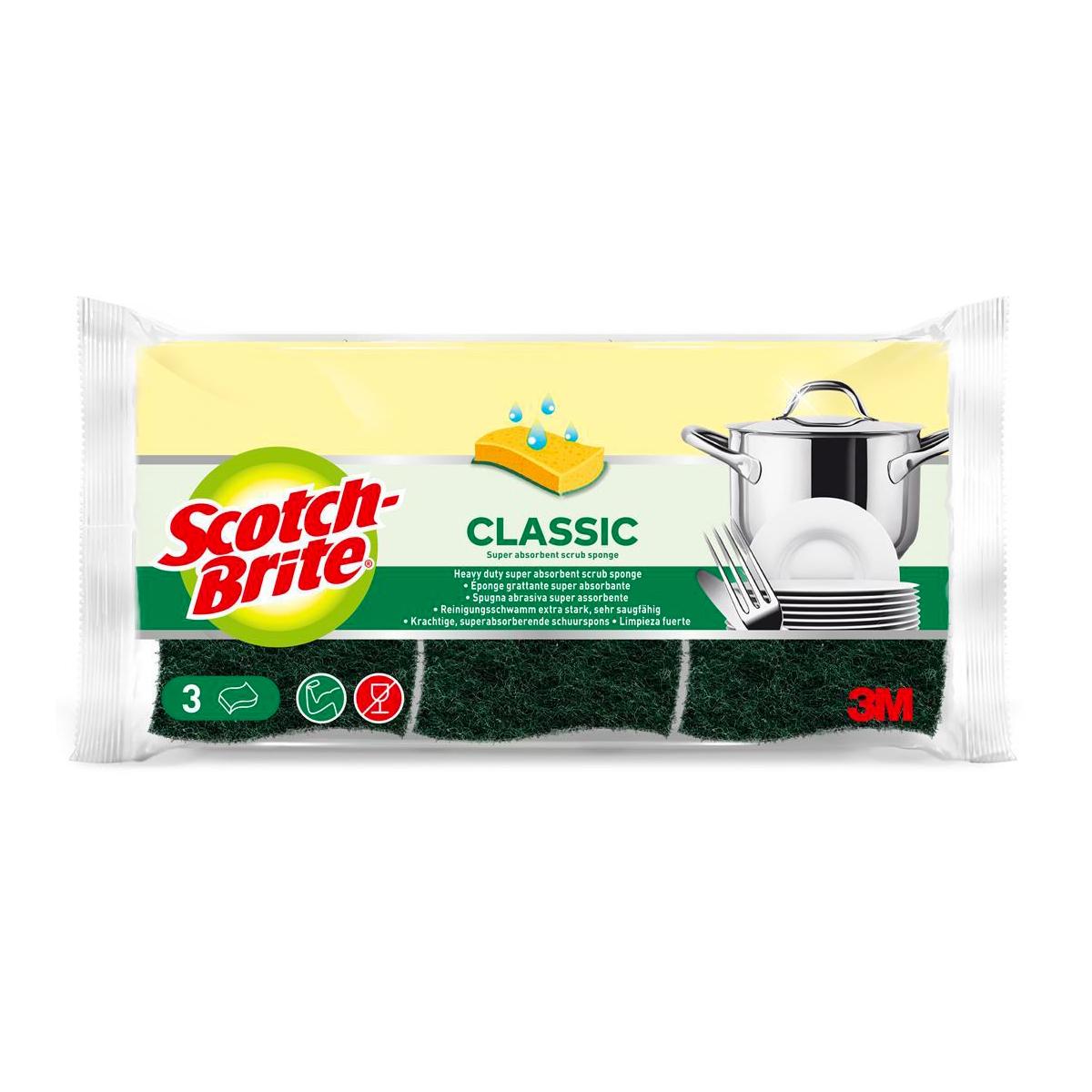 4046719707379 - Scotch Brite - Eponges grattantes verte l originale