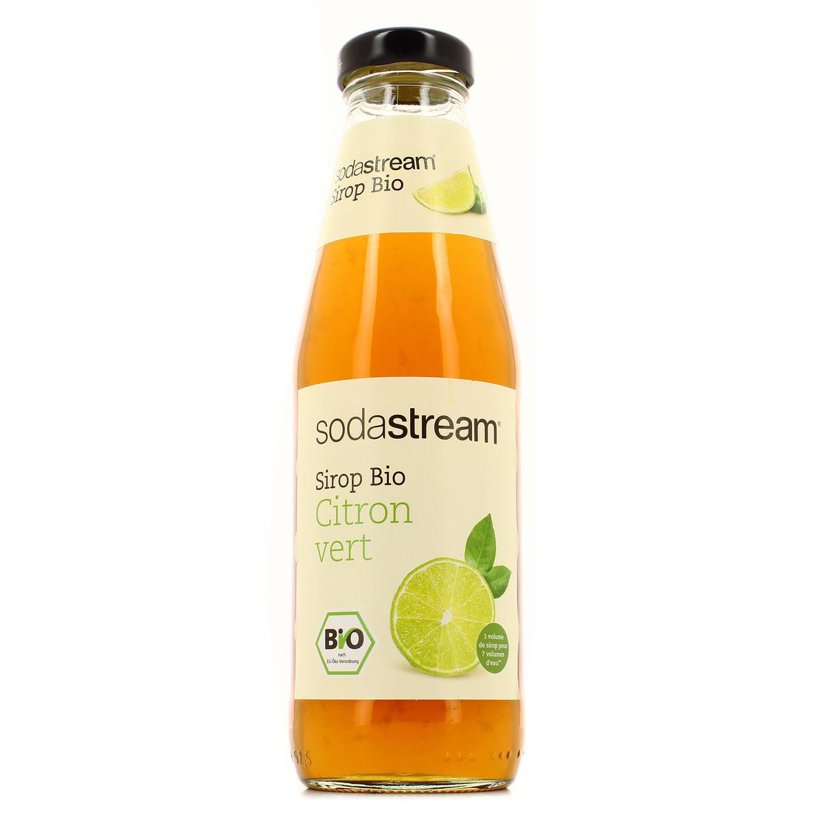 3291480779679 - Sodastream - Citron vert Bio- Sirop concentré spécial boisson gazeuse