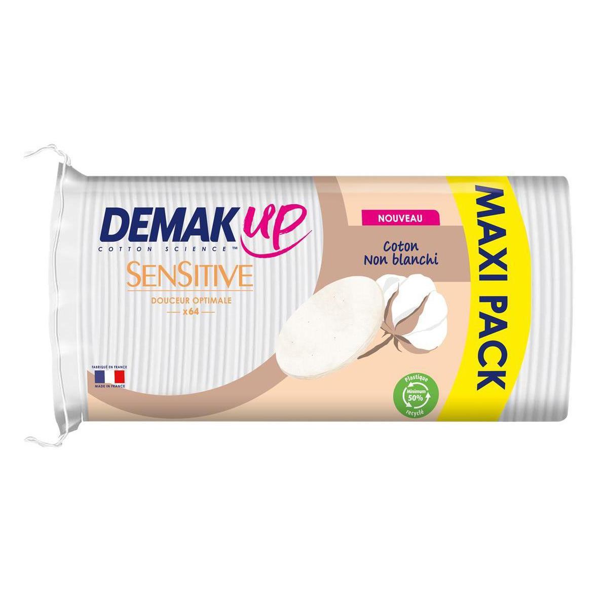 7322540809879 - Demak Up - Disques à démaquiller - Coton Oval Sensitive