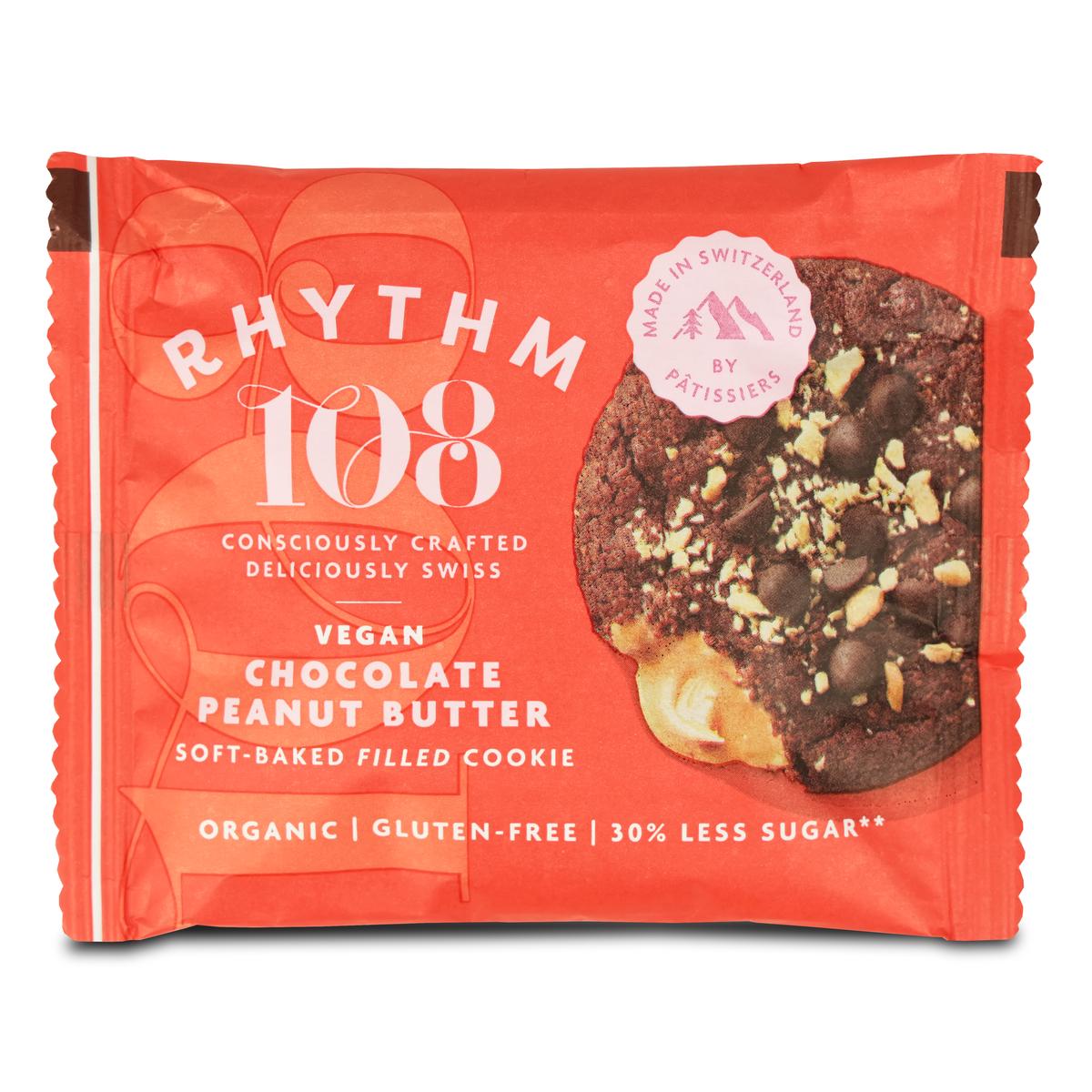 7640155340380 - Rhythm 108 - Cookie Chocolat Beurre de Cacahuete Bio