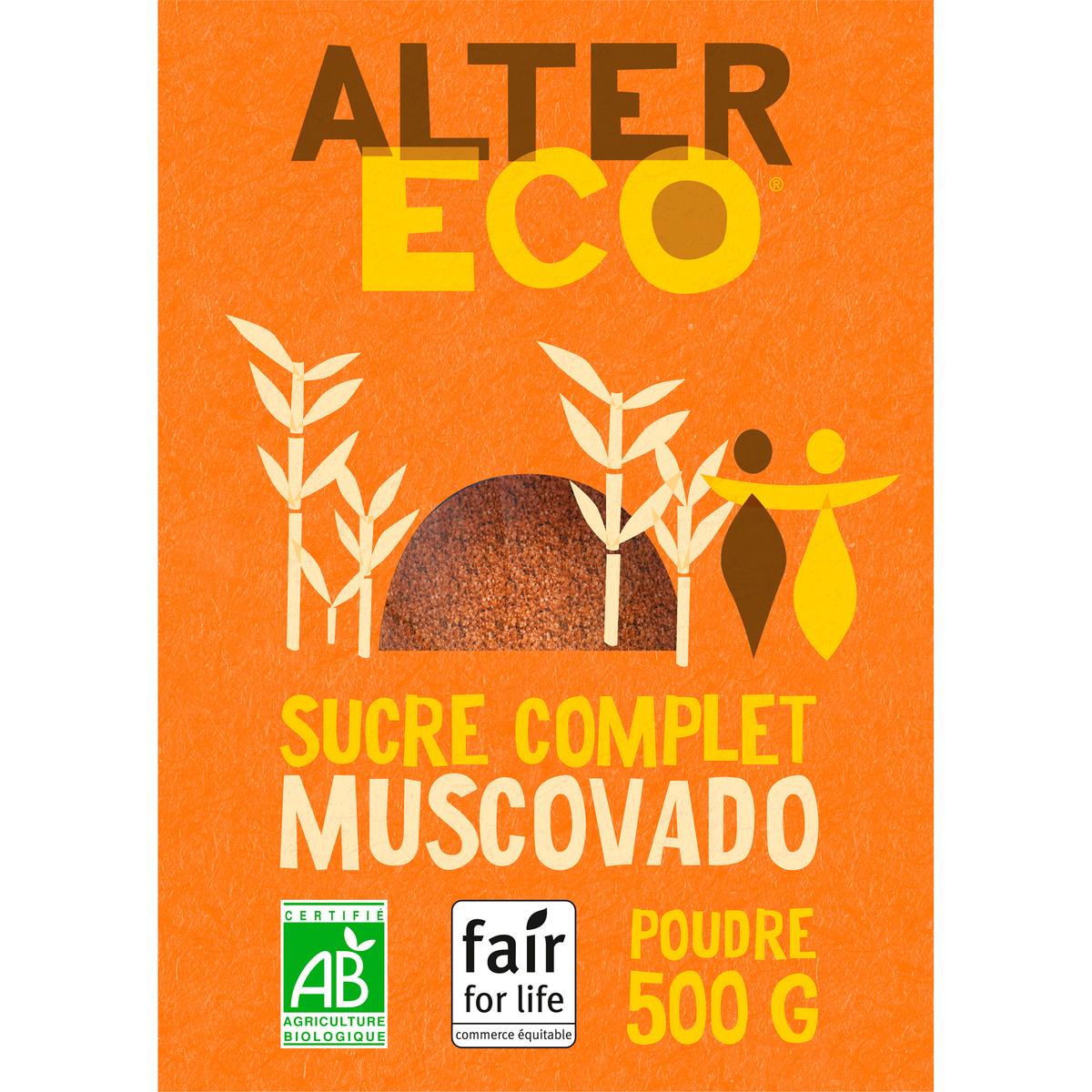 3700214610480 - Alter Eco - Commerce Equitable - Sucre complet muscovado Bio des Philippines