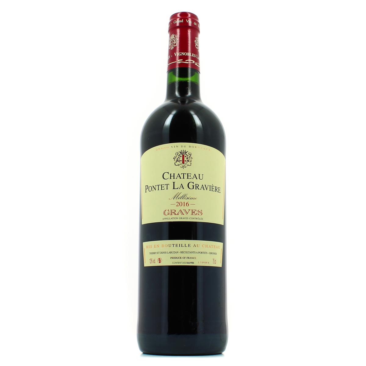 3557540000962 - Graves Rouge AOC - Château Pontet la Gravière