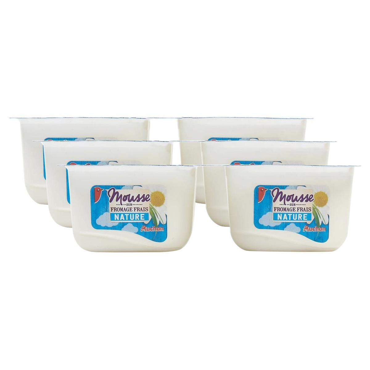 2050000410680 - Auchan - Mousse sur fromage frais nature