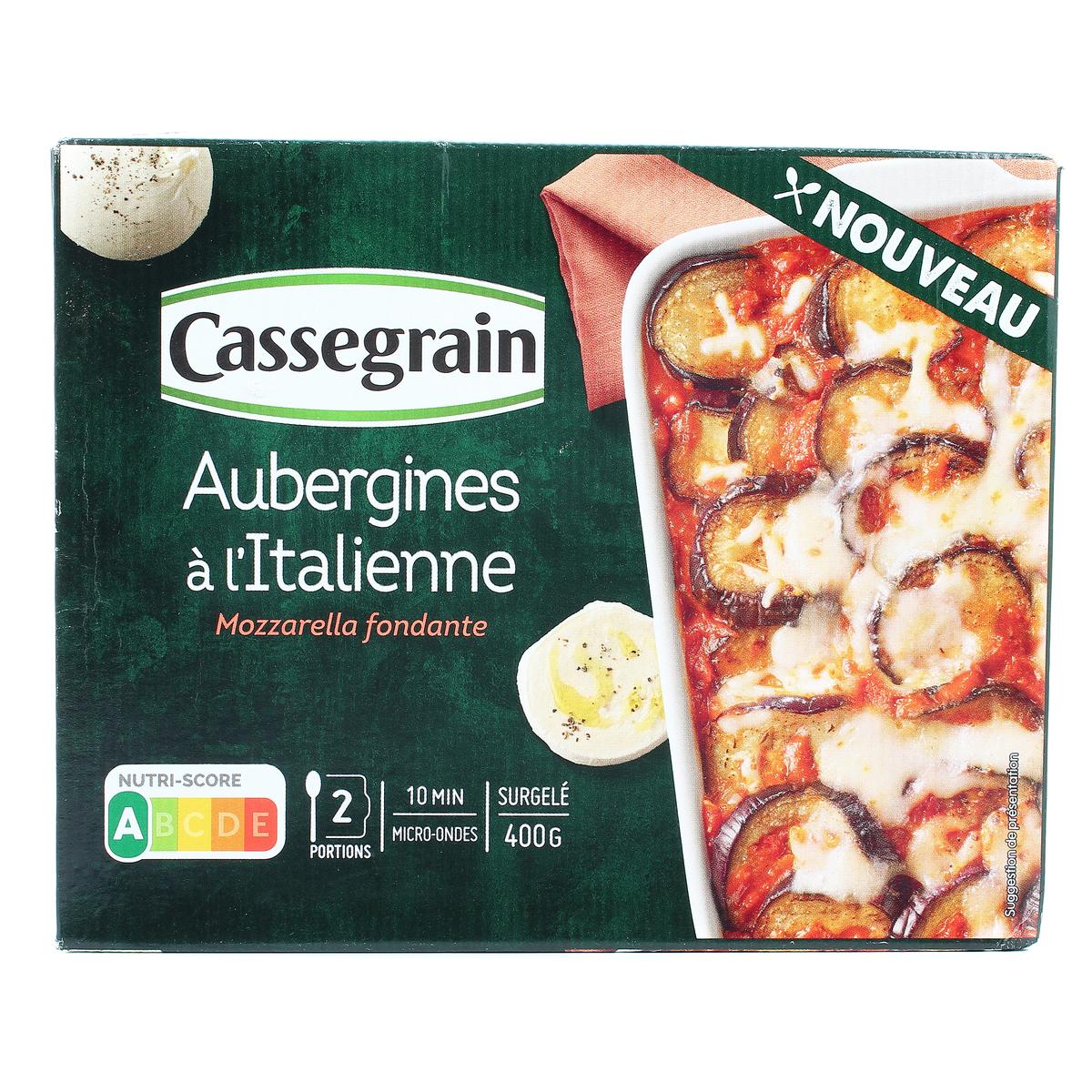 3083681140880 - Cassegrain - Aubergine à l'italienne et mozarella fondante