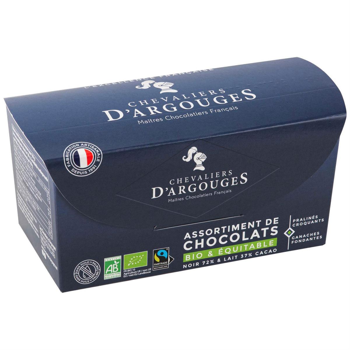 3421371521180 - Les Chevaliers d'Argouges - Assortiment de Chocolats BIO