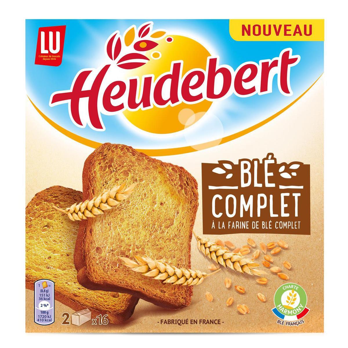 7622210941480 - Heudebert - Biscotte au blé complet 32 tranches