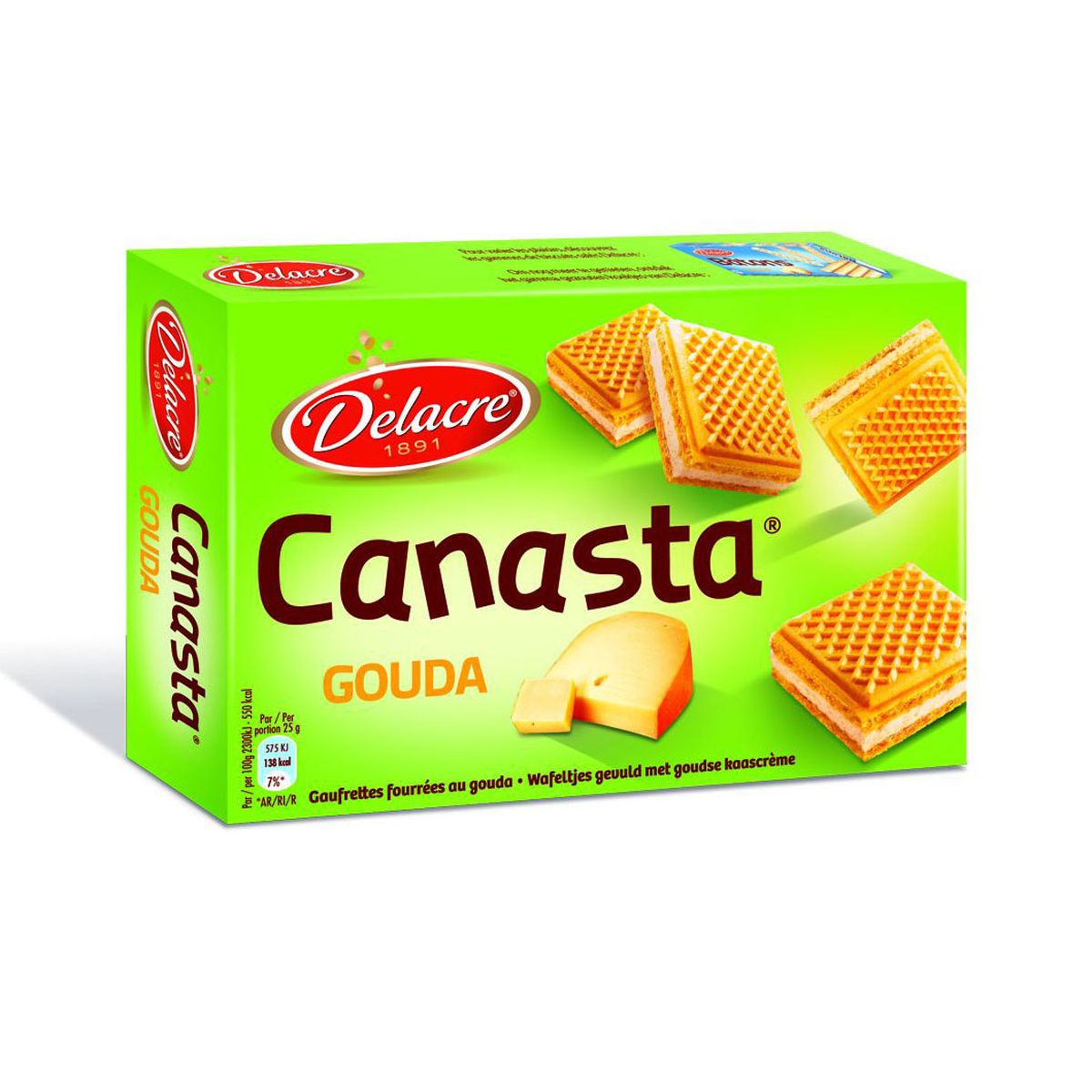 Livraison A Domicile Delacre Canasta Gouda 75g