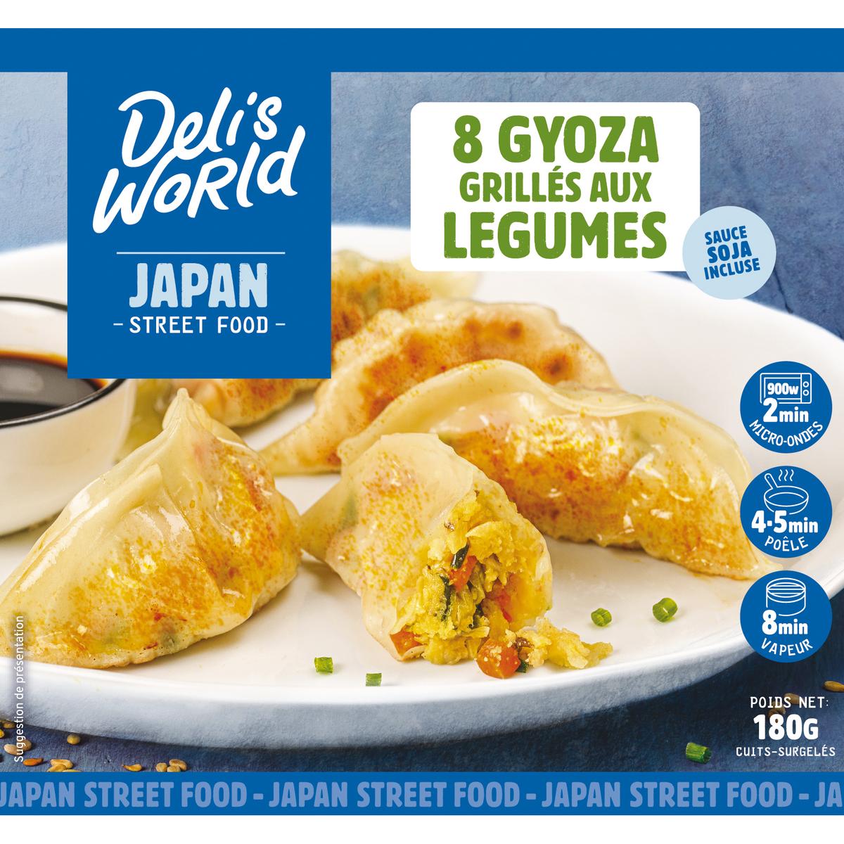 3760184013780 - Deli's World - Gyoza Grillés aux Légumes