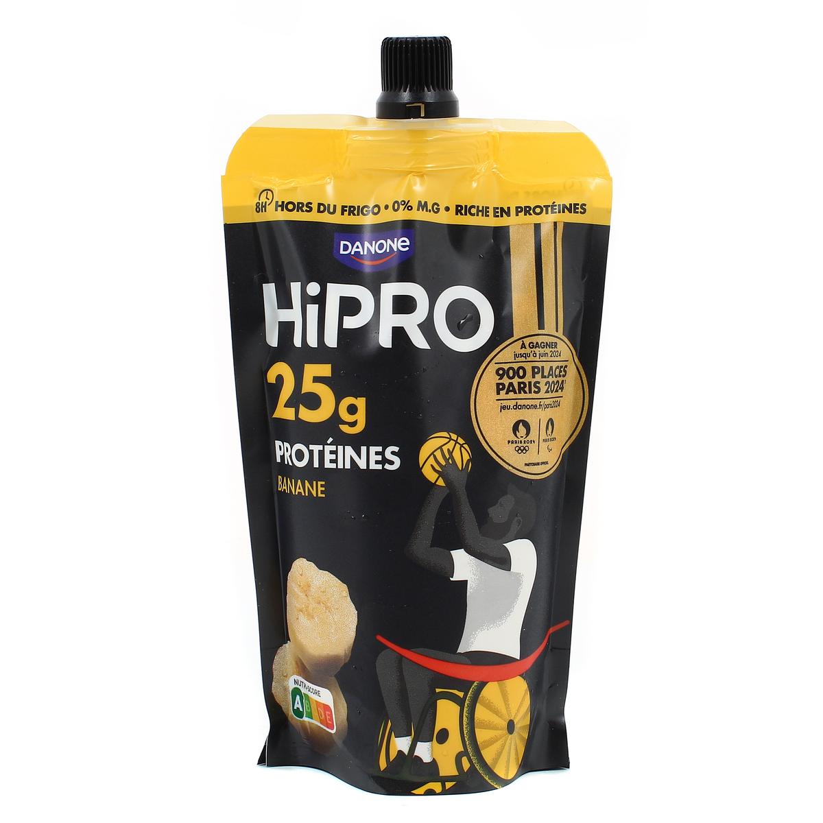 Livraison à domicile HiPRO Yaourt à Boire Banane 0% mg Protéiné, 202g