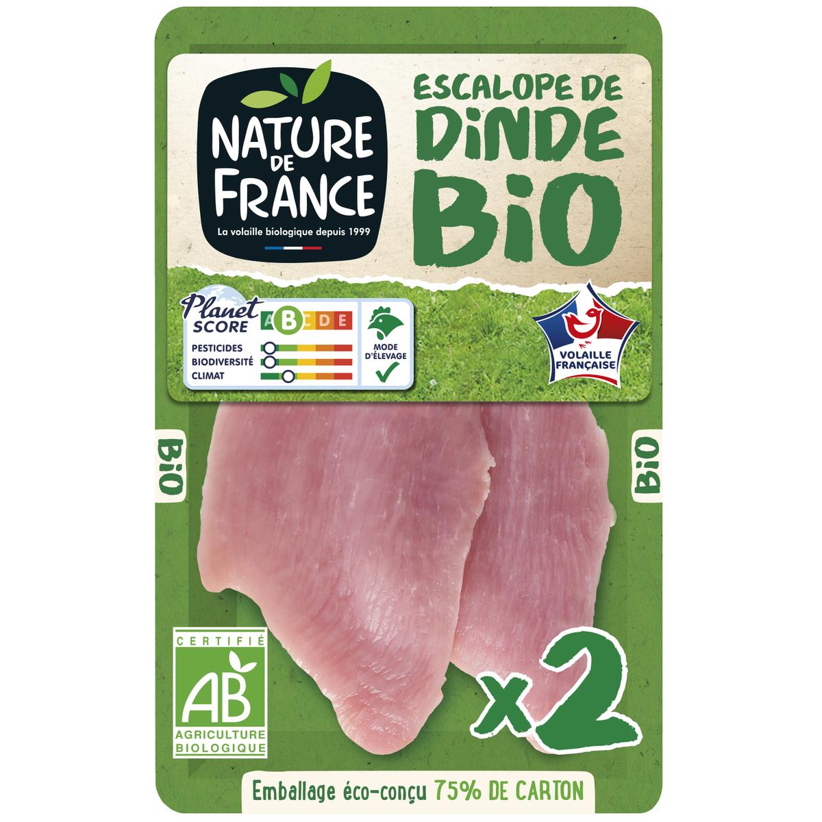 3422210435880 - Nature De France - Escalopes de Dinde Bio