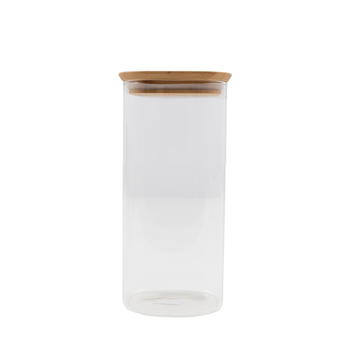 5420059856680 - Point virgule - Bocal en verre avec couvercle en bambou