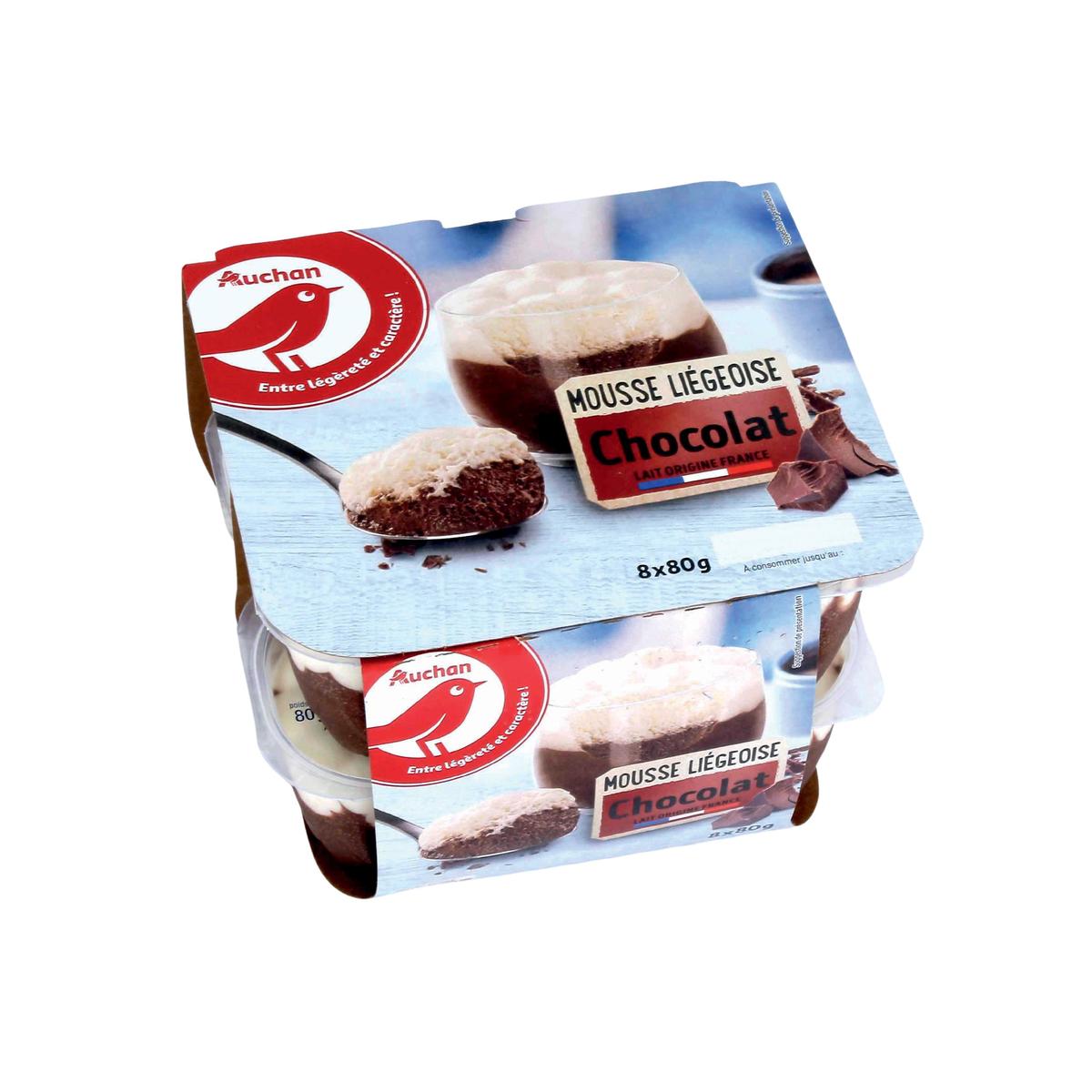 3596710377480 - Auchan - Mousse liégeoise au chocolat