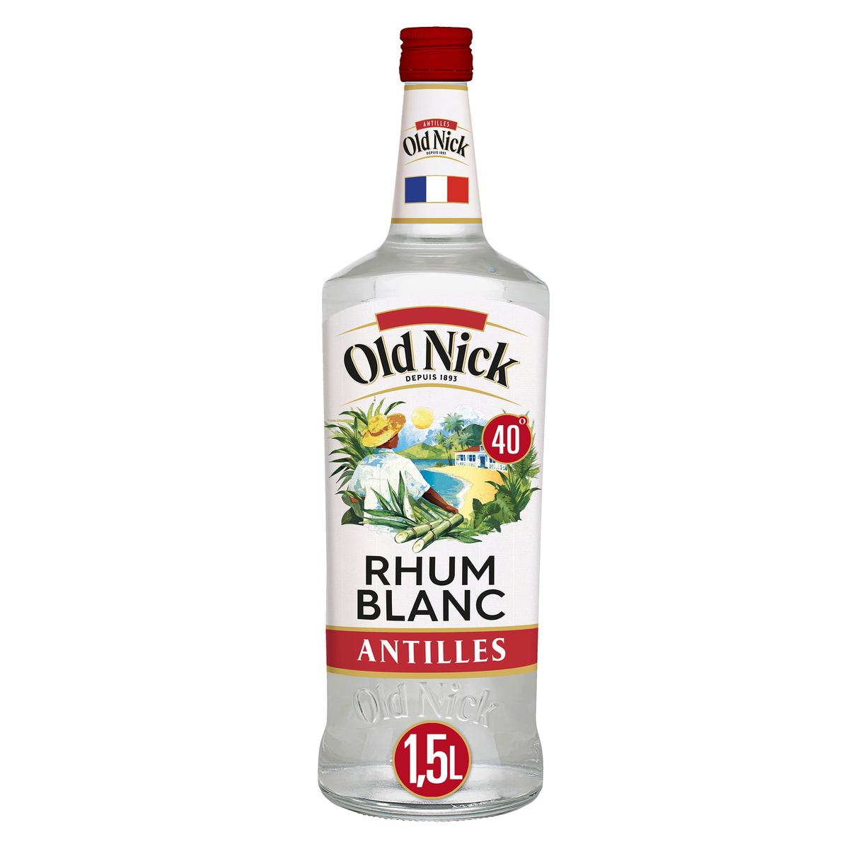 3012993038080 - Old Nick - Rhum blanc 40°