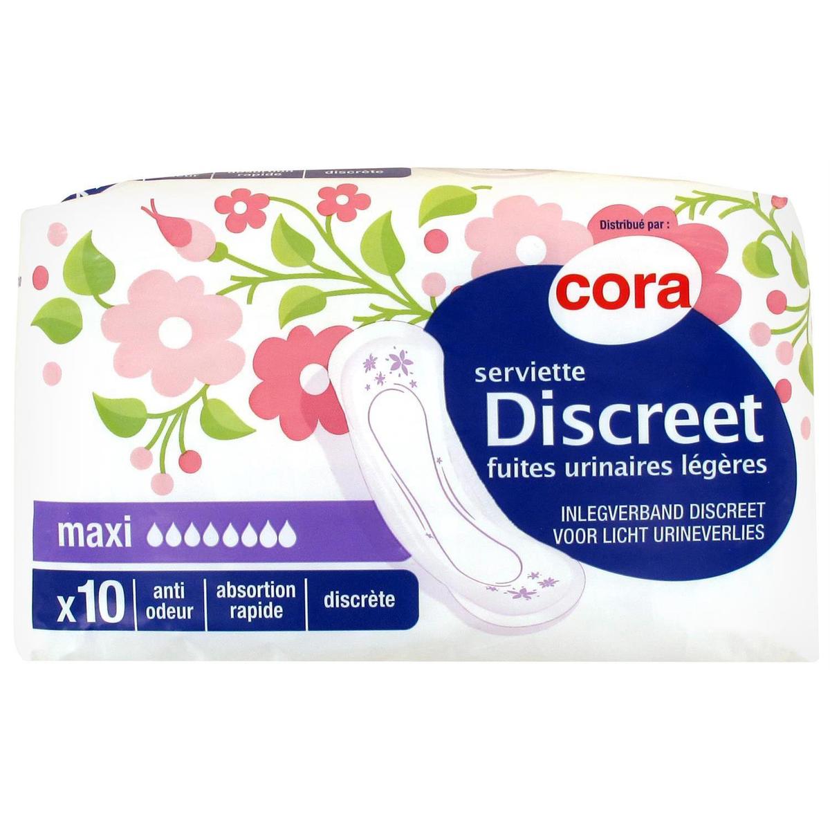 3257987998180 - Cora - Serviette incontinence legère
