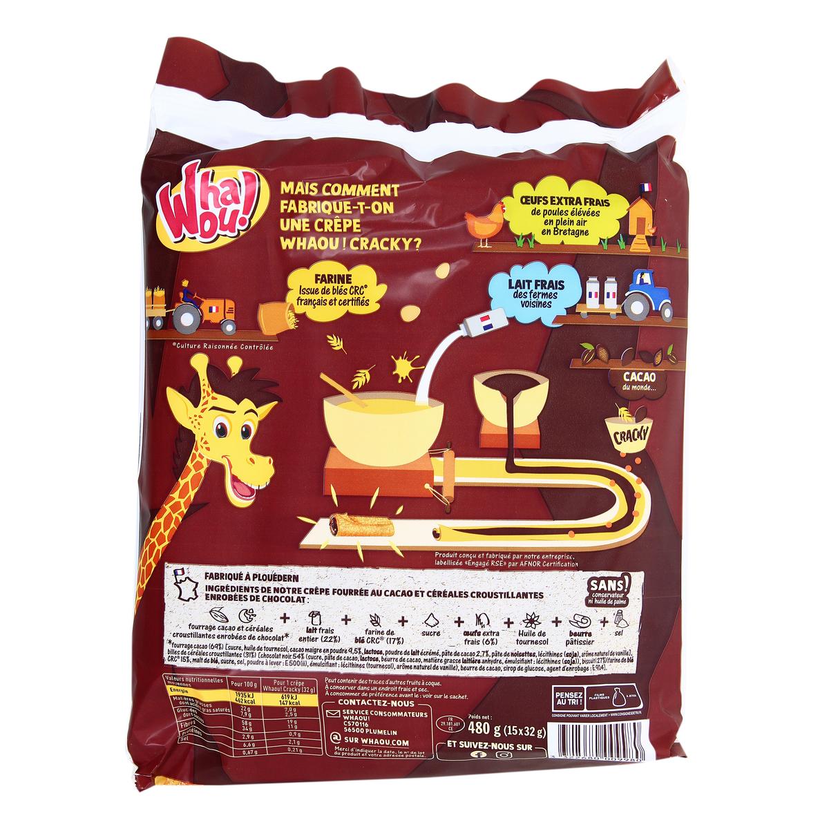3322680009980 - Whaou - Crêpes cracky chocolat et céréales