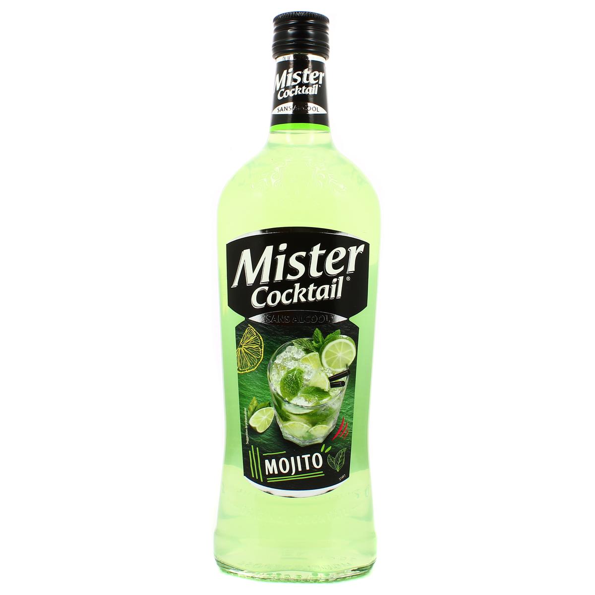 Livraison à domicile Mister Cocktail Apéritif sans alcool Mojito, 75cl