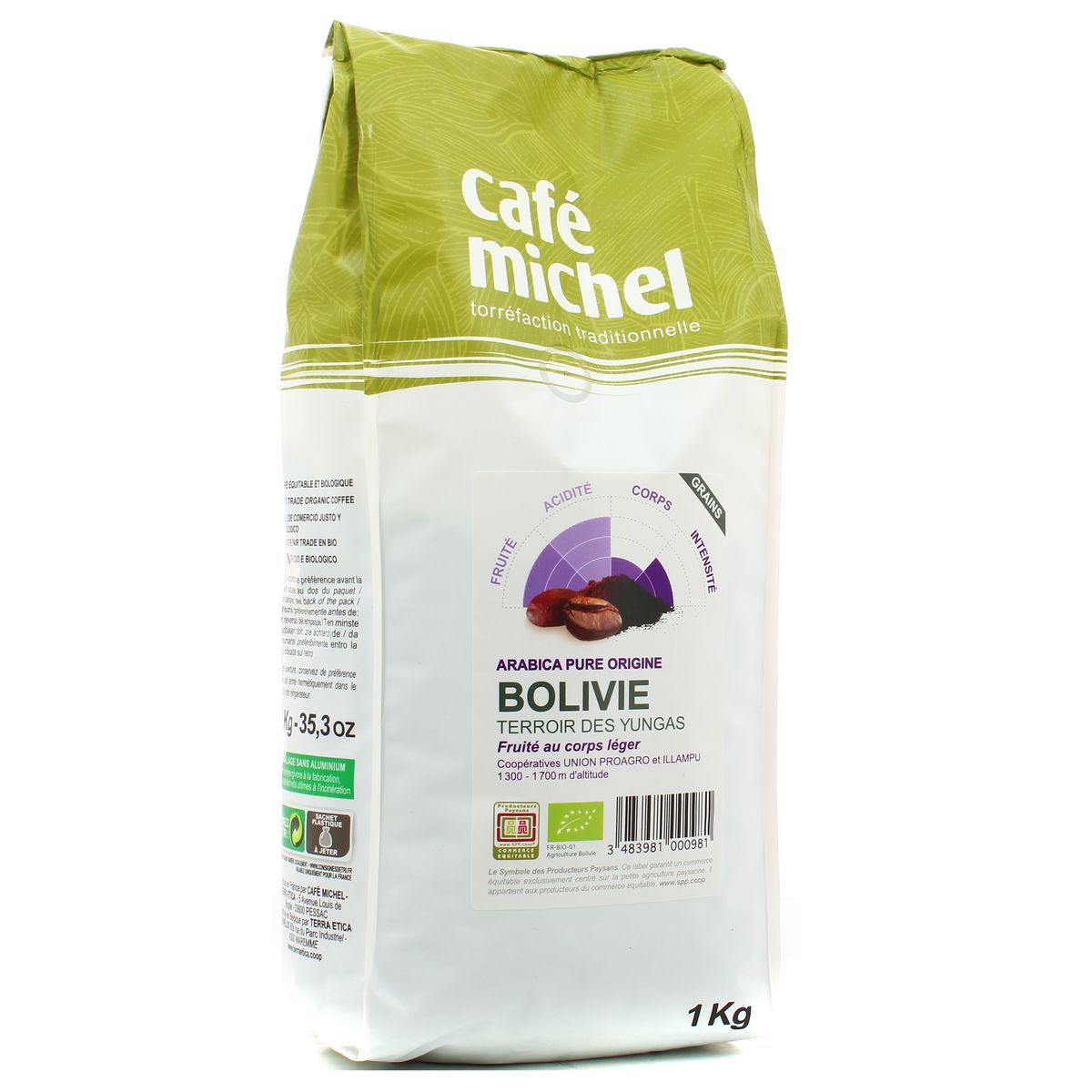 3483981000981 - Café Michel - Café grain Bolivie bio
