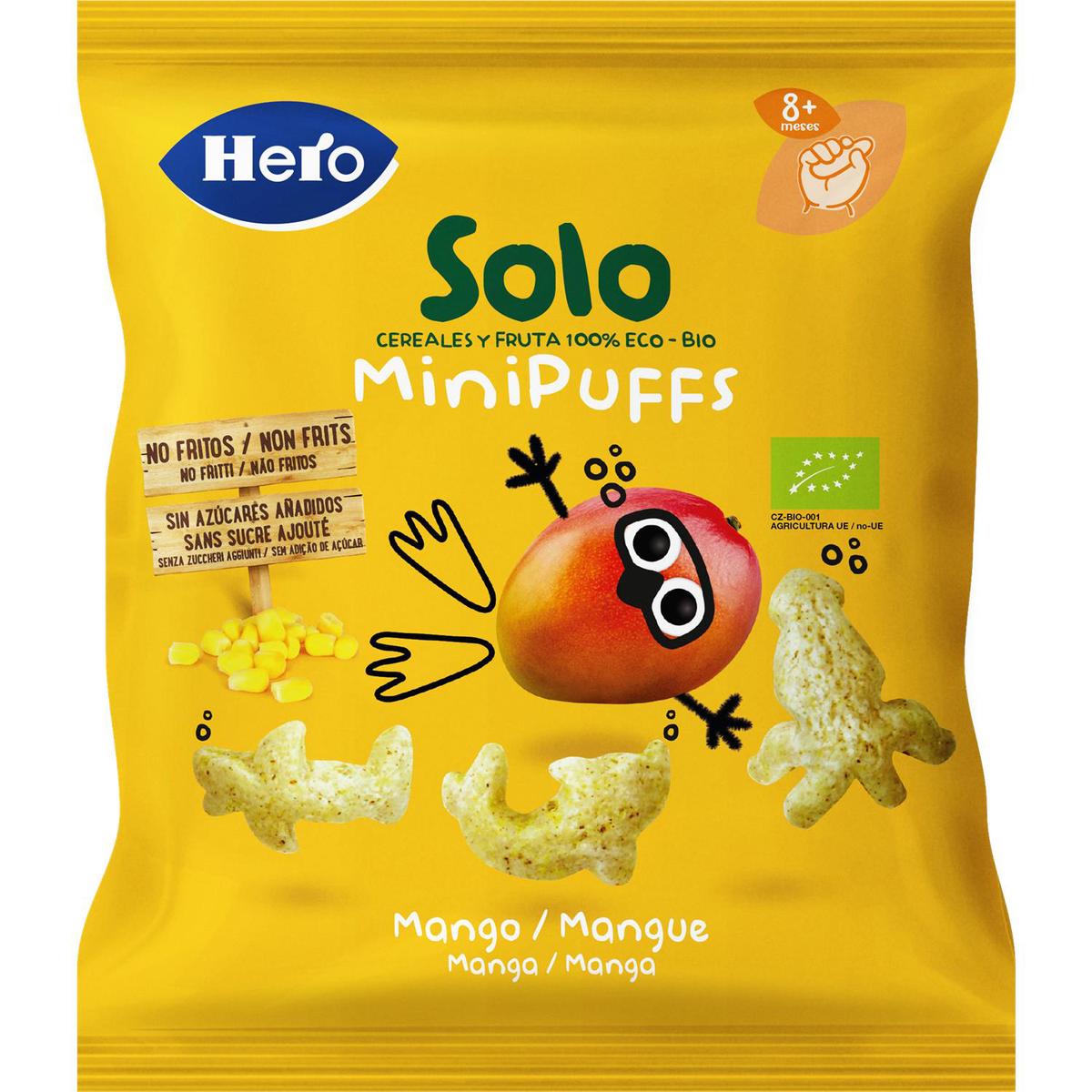 Acheter Hero Solo Snack Mini puff Mangue Bio Bébé Dès 8 mois, 18g