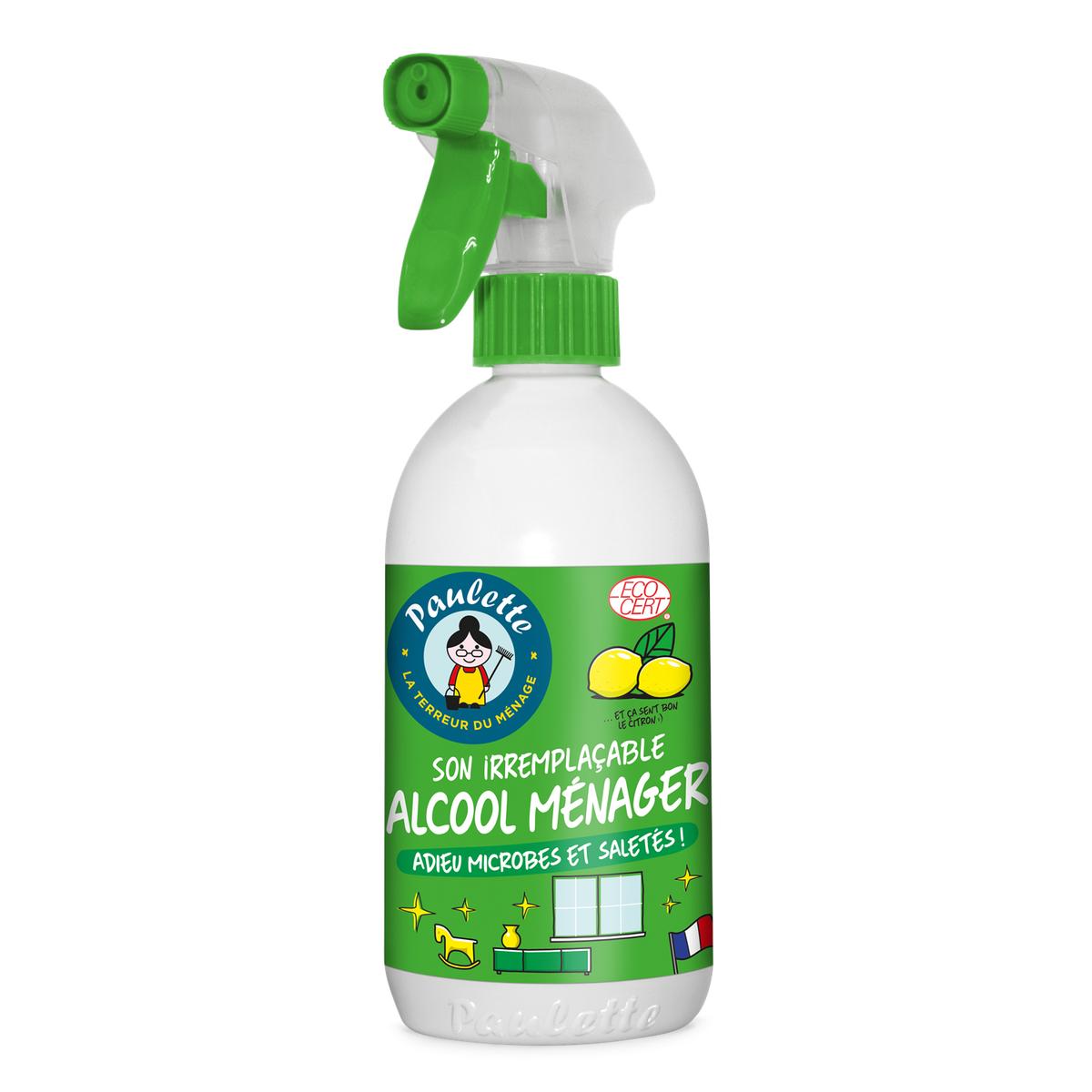 3183940211181 - Paulette - Spray Alcool ménager au citron