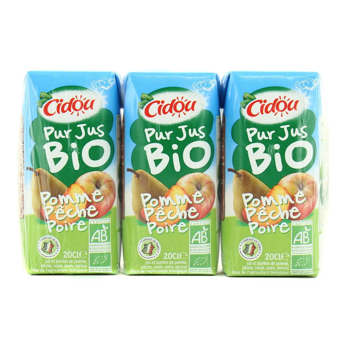 3760225491881 - Cidou - Pur jus de pomme et poire BIO