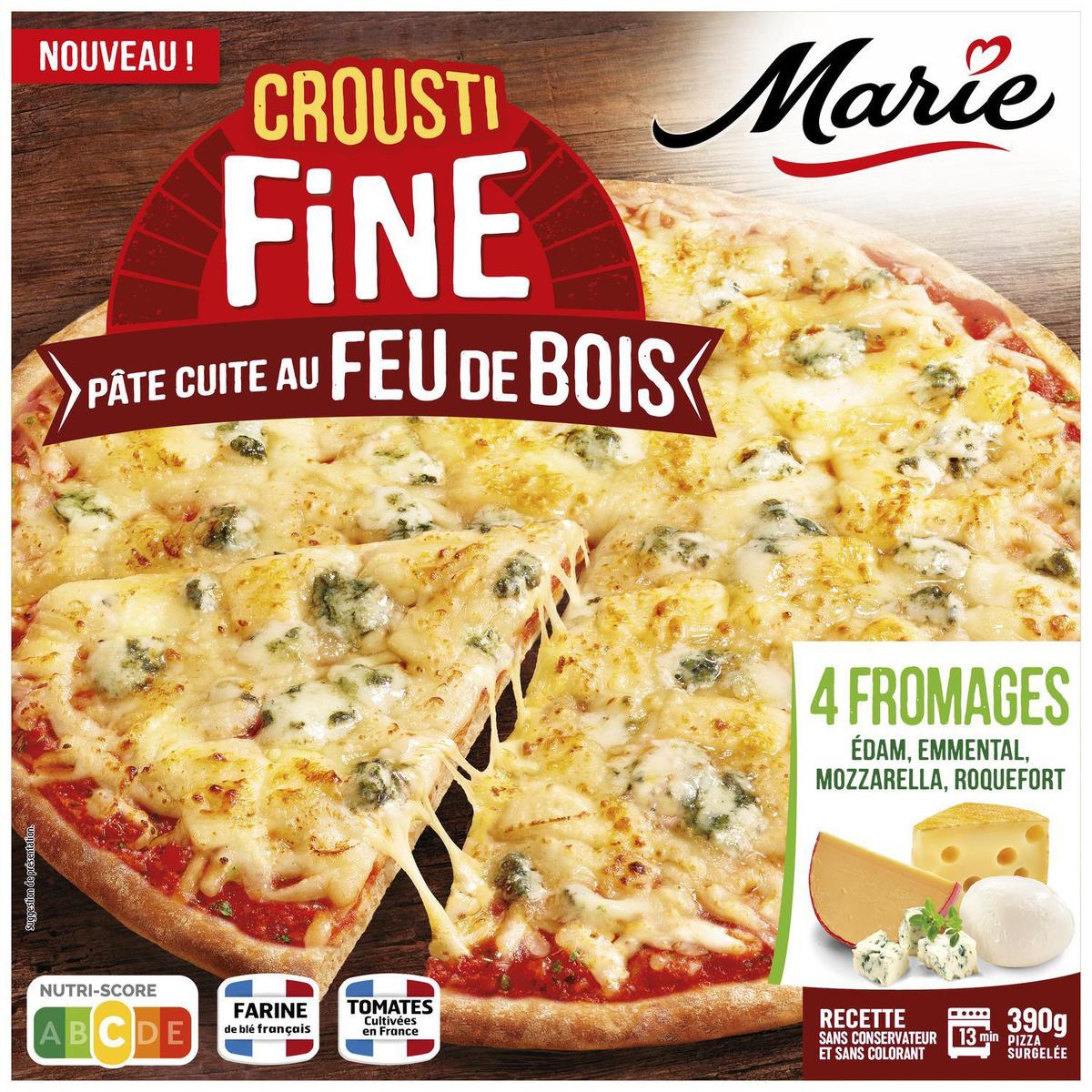3248830002581 - Marie - Pizza 4 fromages cuite au feu de bois