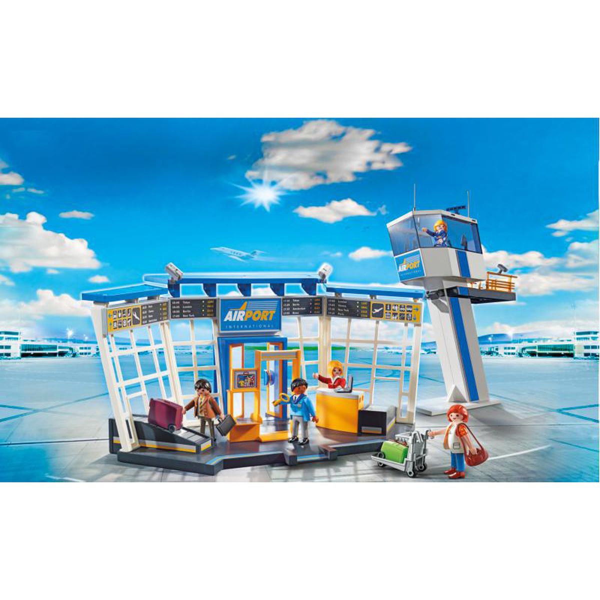 4008789053381 - PLAYMOBIL® City Action - Aéroport avec tour de contrôle