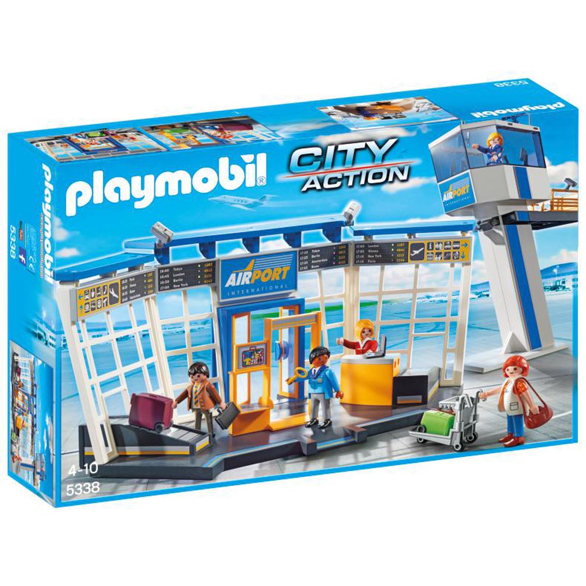 4008789053381 - PLAYMOBIL® City Action - Aéroport avec tour de contrôle
