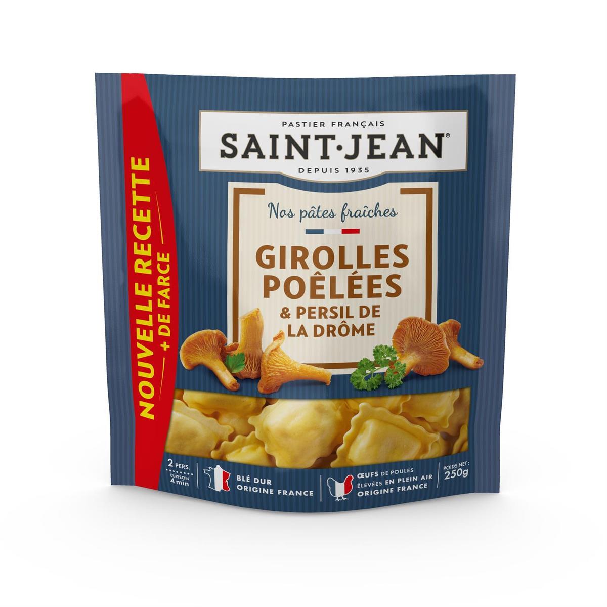 3266140064181 - Saint Jean - Raviolis Girolles Poêlées et Persil de la Drôme