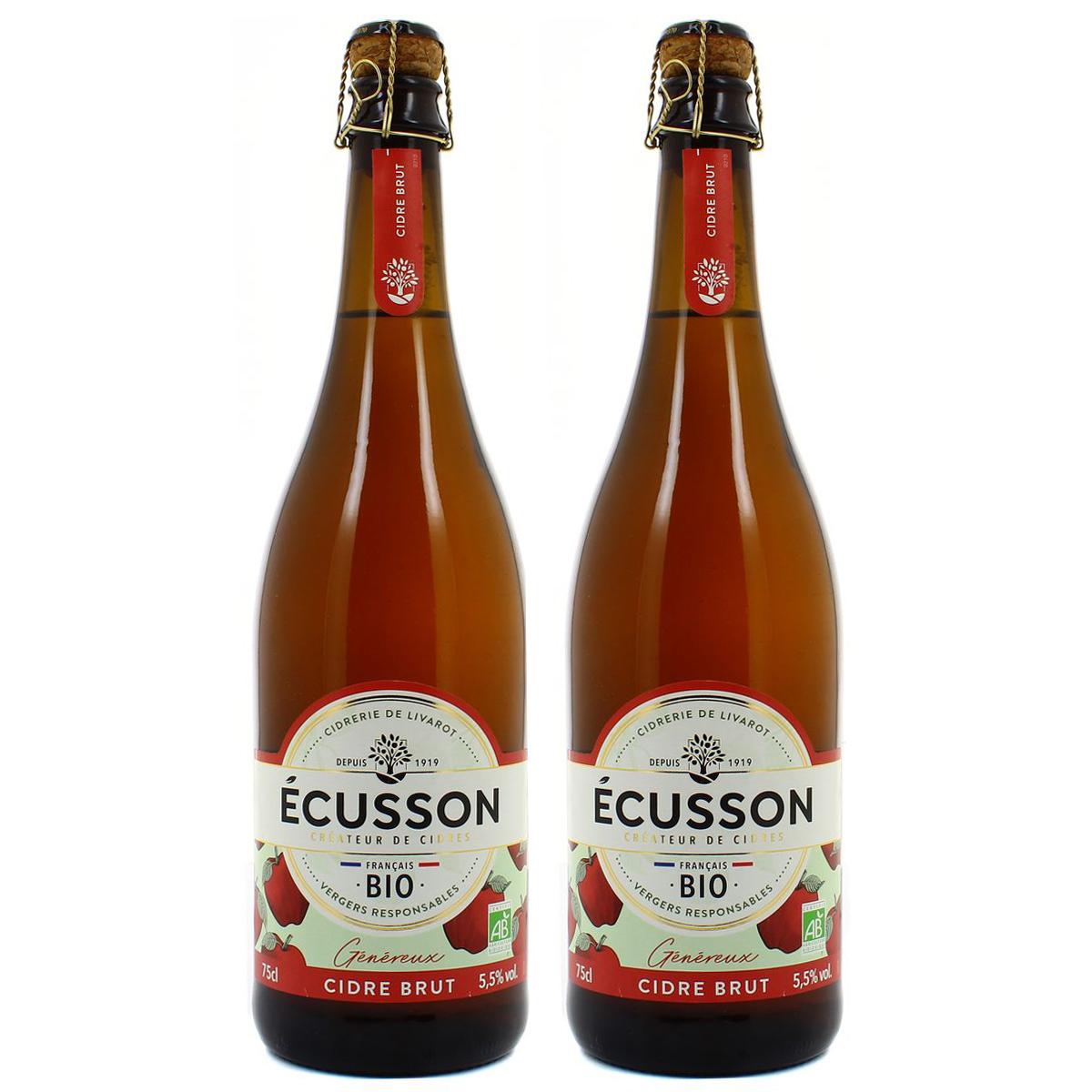 2050000375781 - Ecusson - Cidre Brut Généreux 5.5° BIO