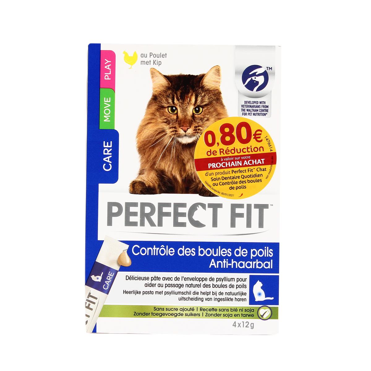 Promo Perfect Fit Controle Des Boules De Poils Friandises Pour Chat