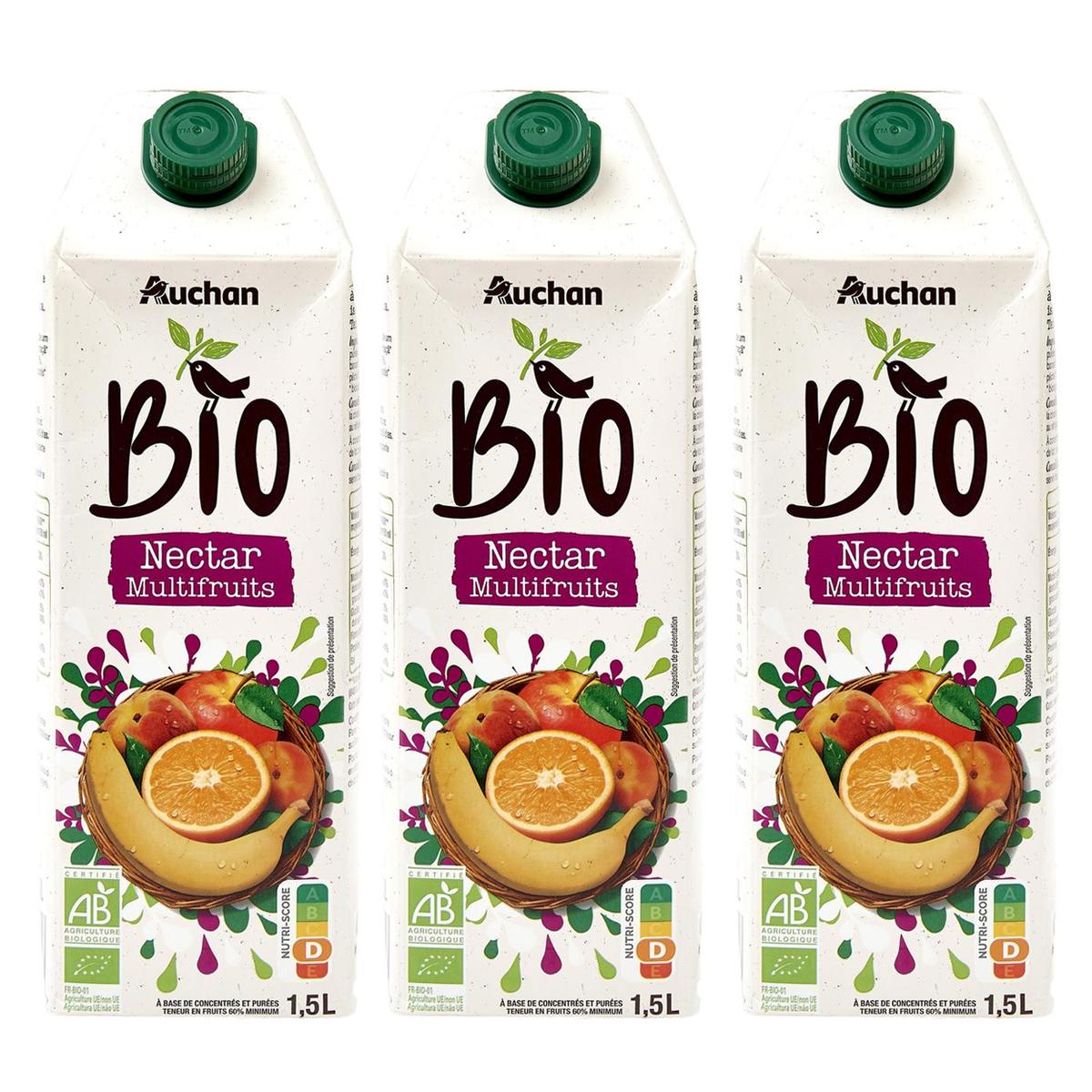 2050000406881 - Auchan BIO - Nectar multifruits bio
