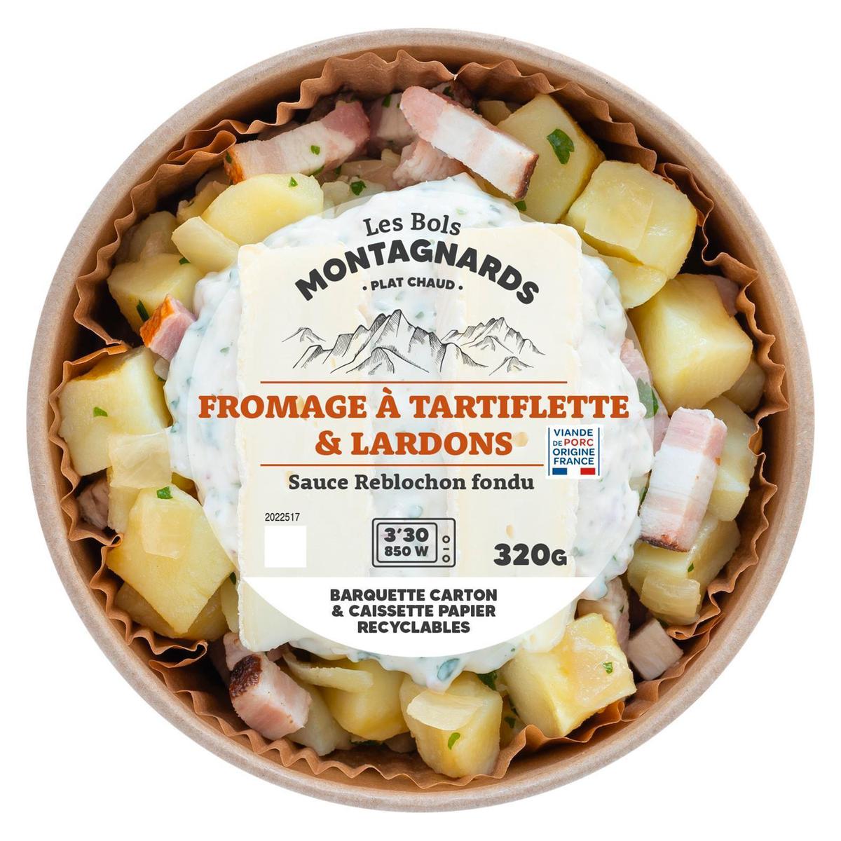 3700009277881 - Les Bols Montagnards - Fromage à Tartiflette et Lardons Sauce Reblochon Fondu