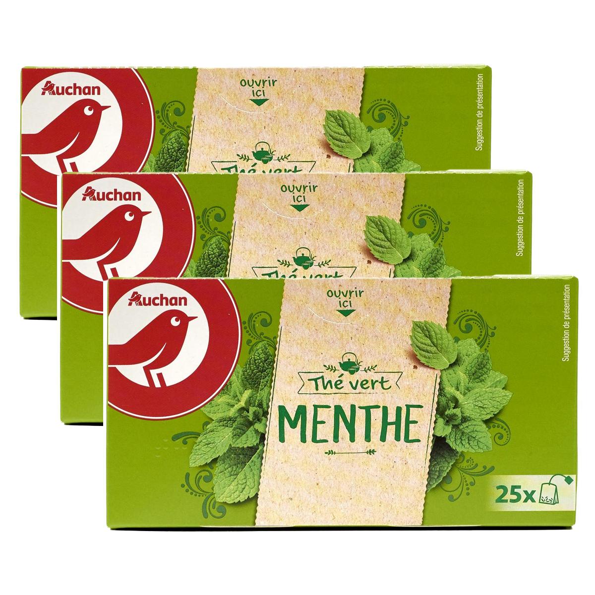 2050000408281 - Auchan - Thé vert à la menthe