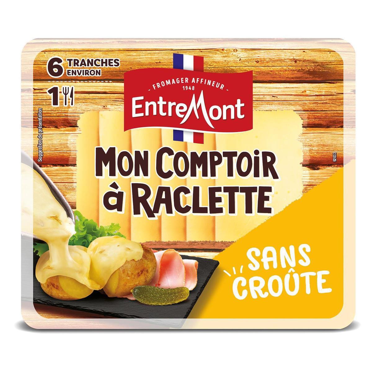 3123931281182 - Entremont - Raclette Sans Croute 1 personne