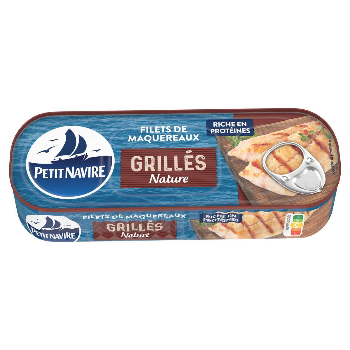 3019081241582 - Petit Navire - Filets de Maquereaux Grillés Nature