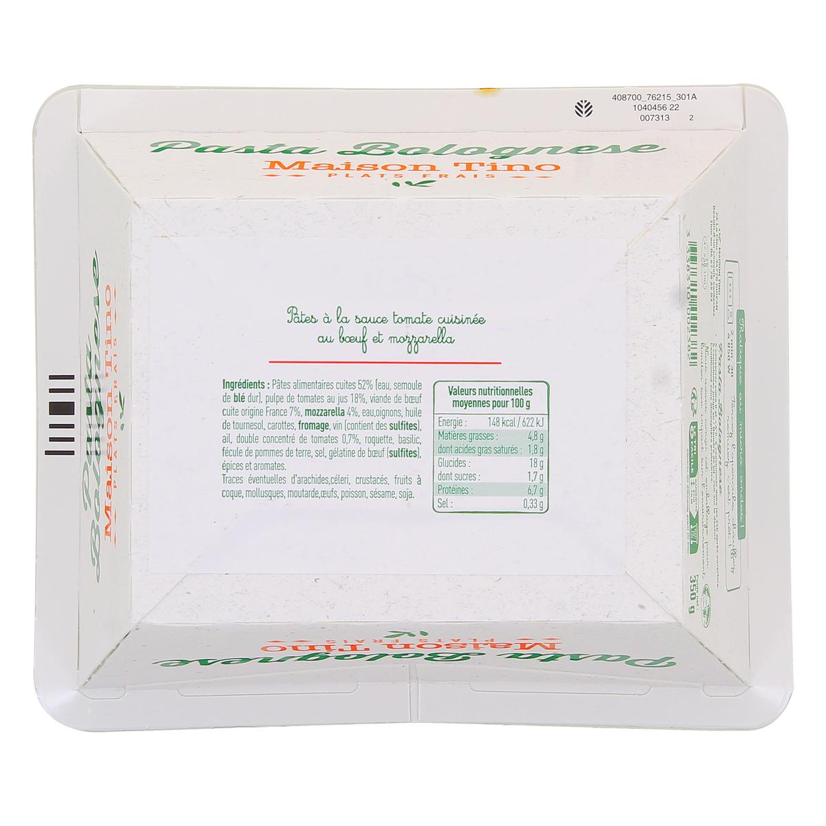 3338310002382 - Maison Tino - Pasta Bolognaise