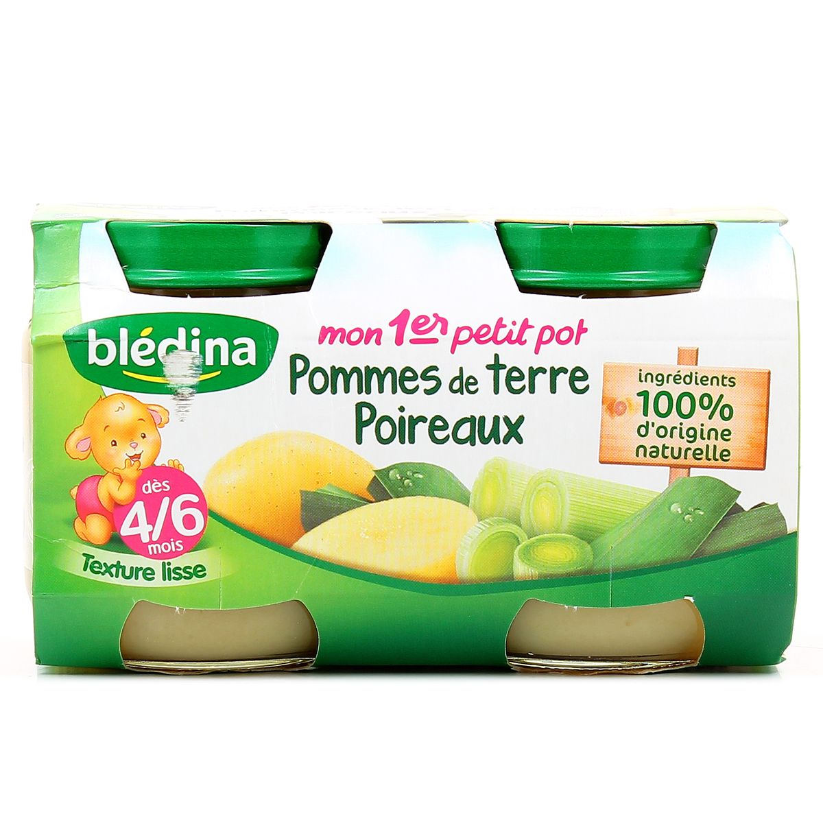 Achat Bledina Mon 1er Petit Pot Pommes De Terre Poireaux Des 4 6 Mois