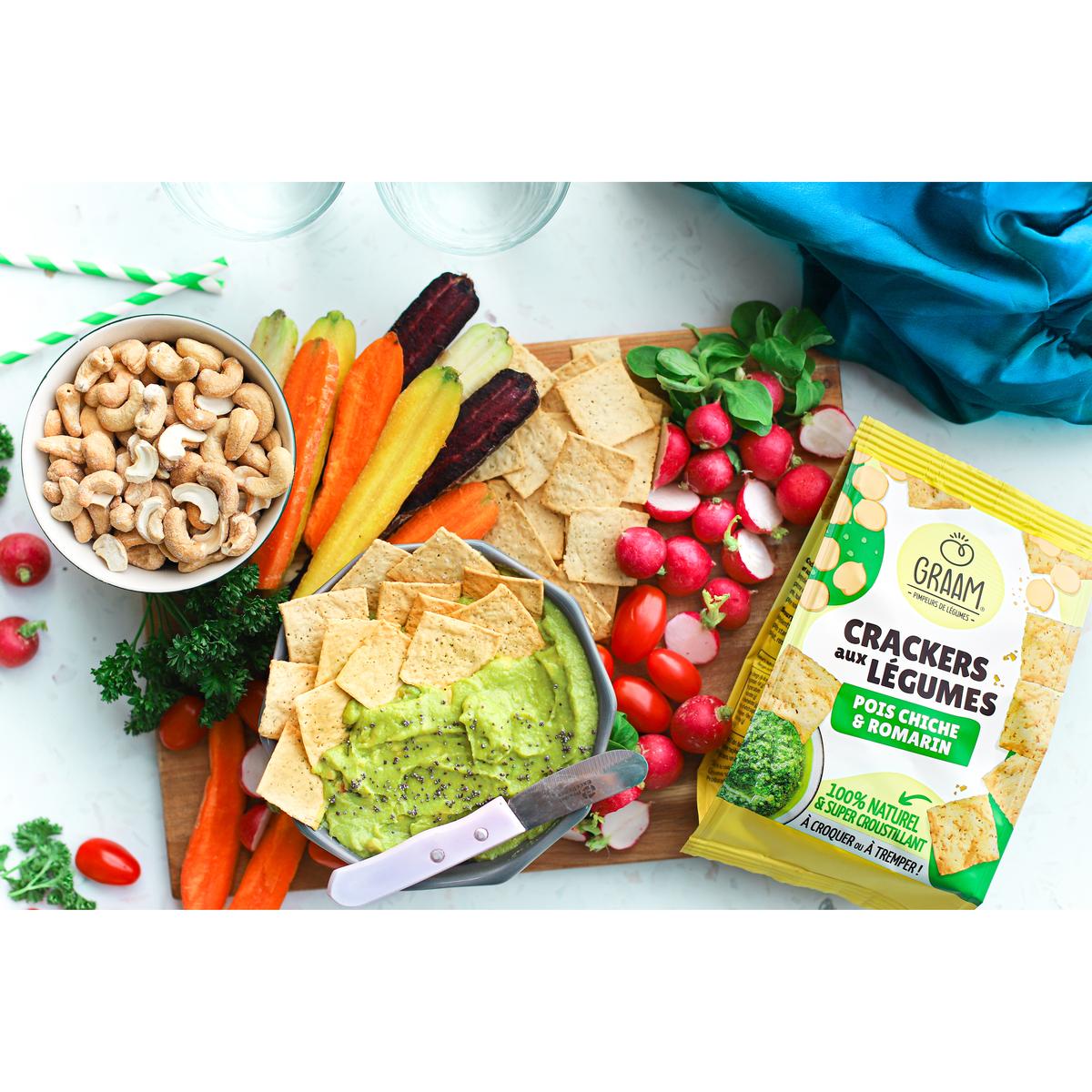 3770015053182 - Graam - Crackers Pois Chiche et Romarin