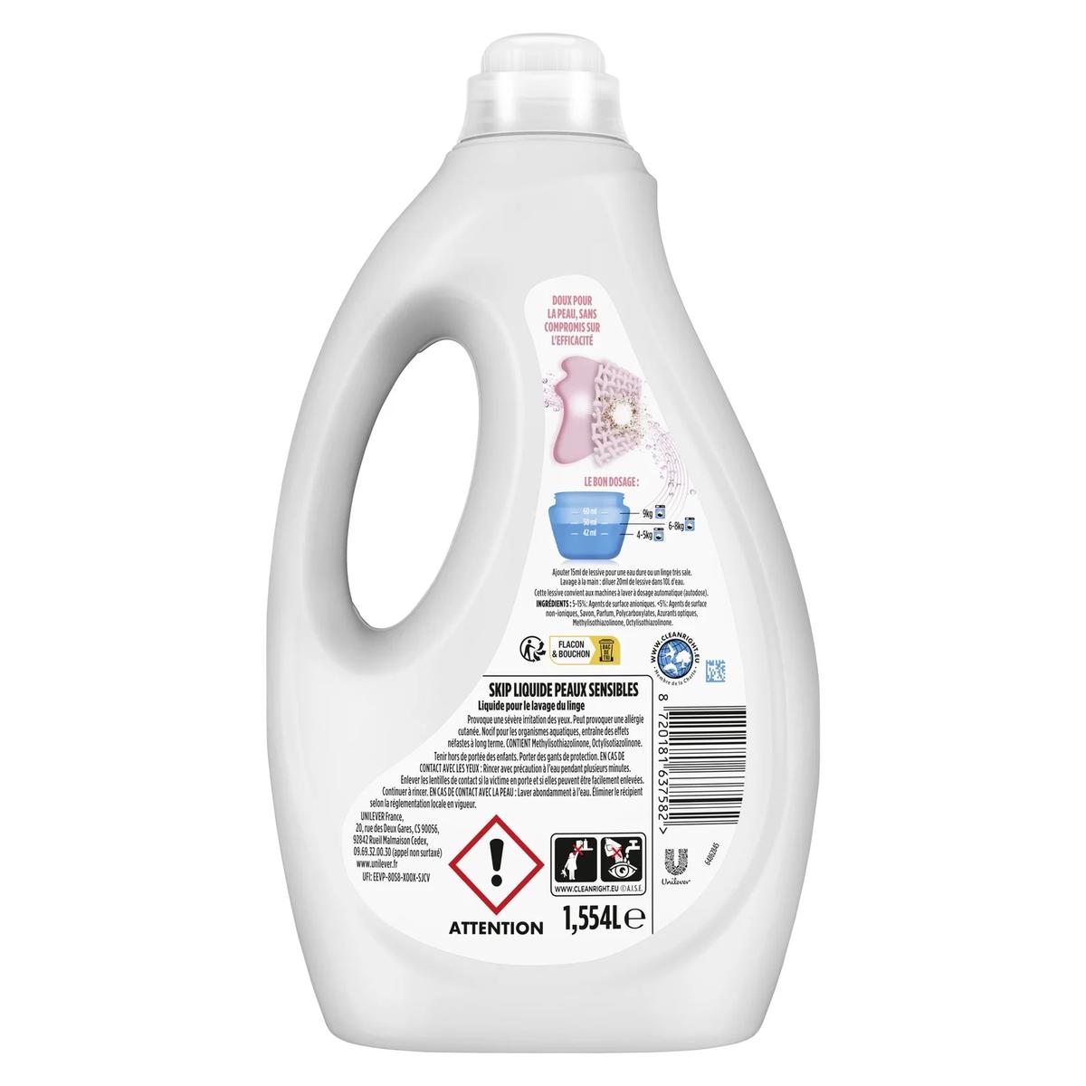 8720181637582 - Skip - Lessive liquide Peaux Sensibles