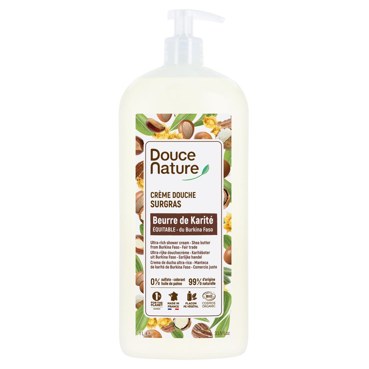 3380380078682 - Douce Nature - Crème de douche surgras karité