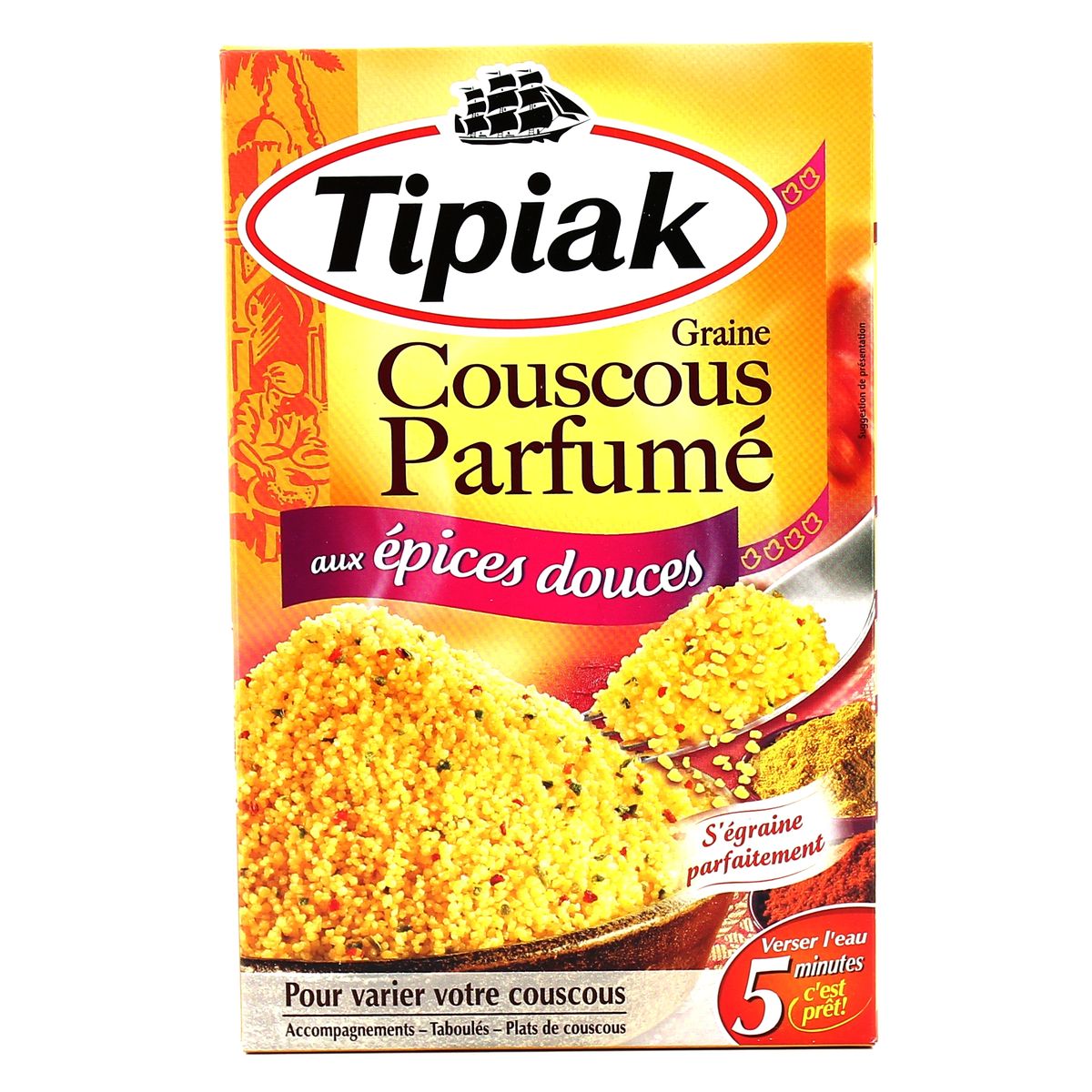 Acheter Tipiak Graines de couscous parfumé aux épices douces, 500g